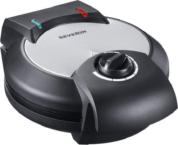 Severin macchina per waffel, con rivestimento antiaderente per waffle classici a forma di cuore, ferro per waffle a forma di cuore salvaspazio, potenz