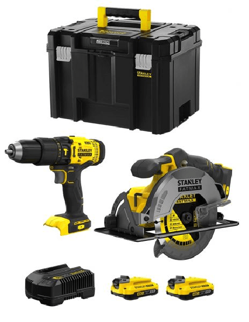 Stanley fatmax v20 stanley fatmax kit svk210 (sfmcd711 + sfmcs500 +.. 8435587919391