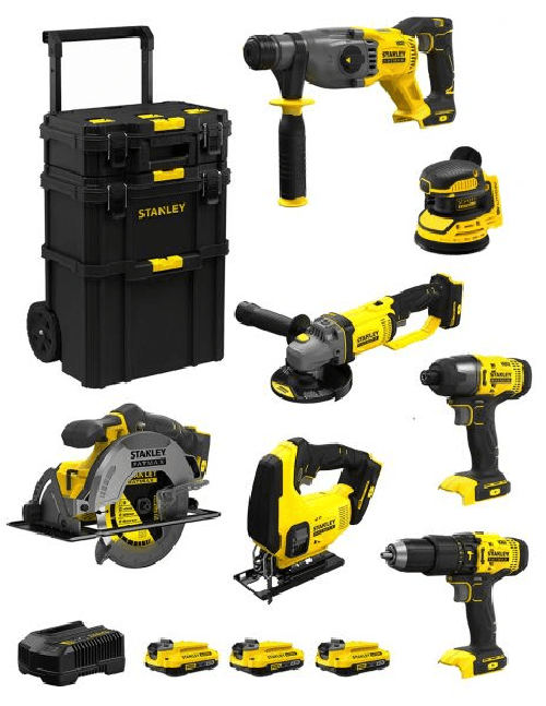 Stanley fatmax v20 stanley fatmax kit svk706 (sfmch900 + sfmcg400 +.. 8435587919636