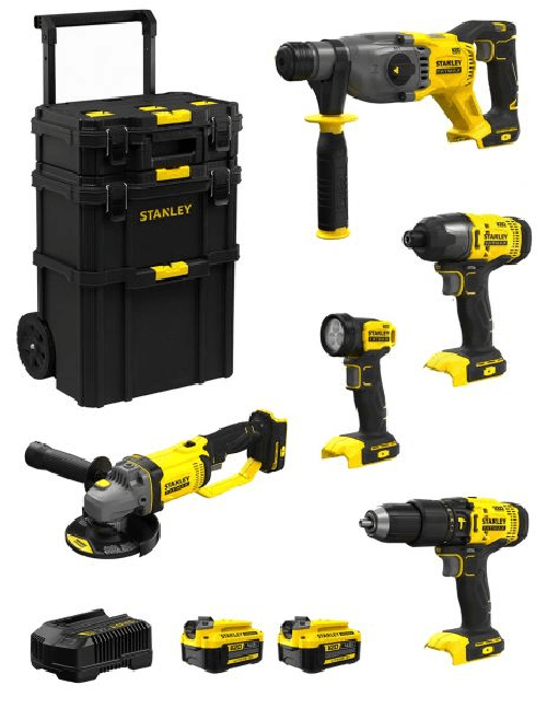 Stanley fatmax v20 stanley fatmax kit svk501 (sfmch900 + sfmcg400 +.. 8435587919544