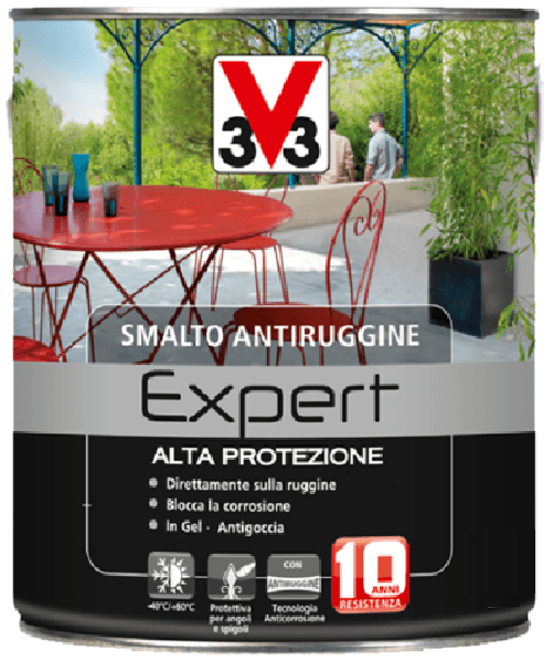 V33 108530 verde ral 6005 smalto alta protezione expert antiruggine speciale ferro 500ml.