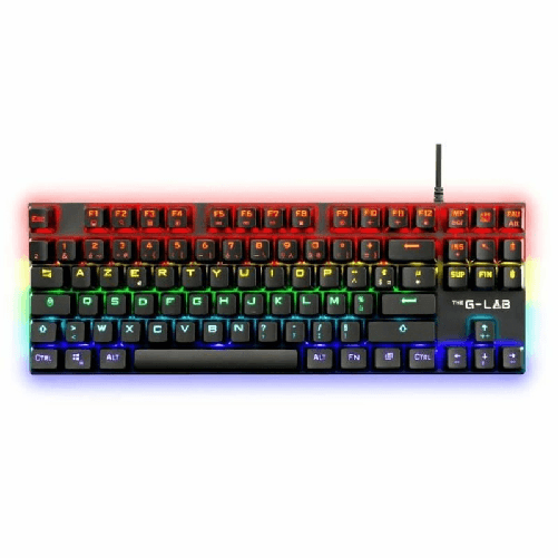 The G-Lab Tastiera per Giochi The G-Lab Mercury AZERTY Francese Nero
