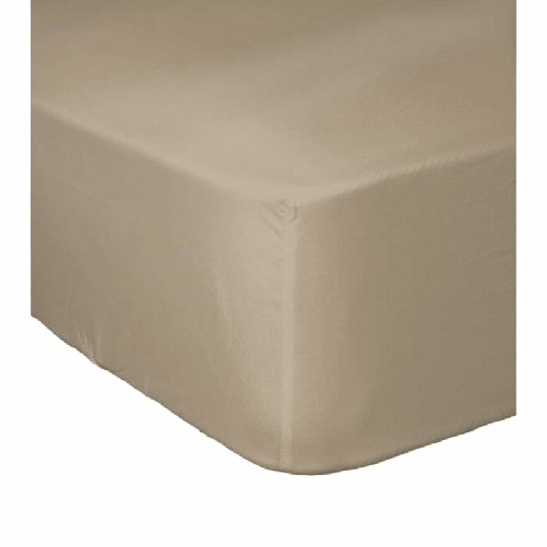 Lovely Home Lenzuolo con angoli aderenti Lovely Home Beige 180 x 200 180 x 200 cm