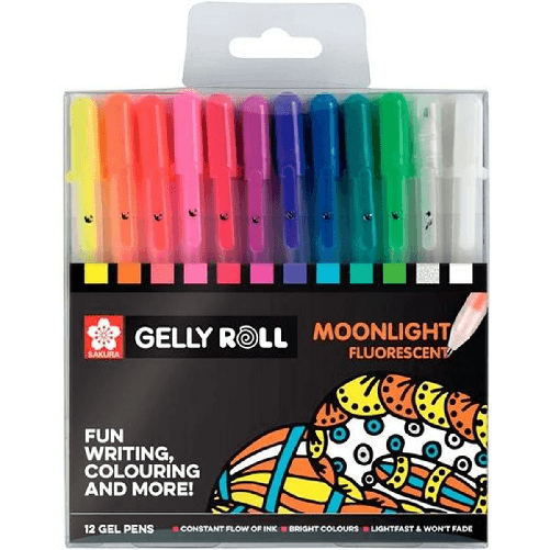Talens Sakura Set di Penne Talens Sakura Gelly Roll Moonlight 12 Pezzi