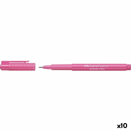 Faber-Castell Marcatore permanente Faber-Castell Broadpen Pastel Rosa (10 Unità)