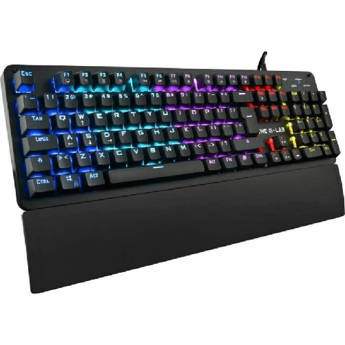 The G-Lab Keyz Carbon Evolution tastiera Gaming USB AZERTY Francese Nero The G-Lab Tastiera per Giochi The G-Lab AZERTY Francese