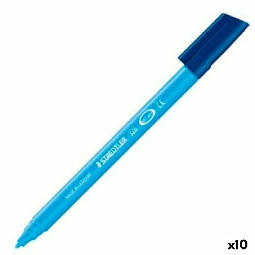 Staedtler Pennarelli Staedtler Noris Club Celeste (10 Unità)