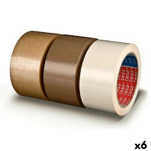 Nastro Adesivo TESA STANDARD Imballaggio Trasparente PVC 50 mm x 66 m (6 Unità)