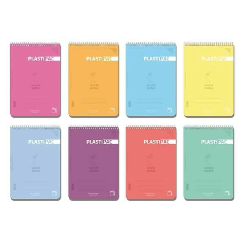 Pacsa Set di quaderni Pacsa Plastipac Multicolore Din A4 80 Pagine 21,5 x 31,5 cm 5 Pezzi