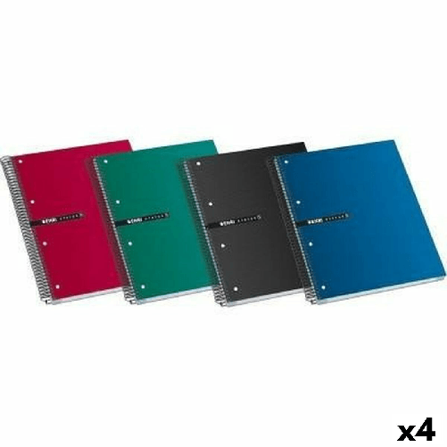 ENRI Set di quaderni ENRI Multicolore A5 4 Pezzi 160 fogli