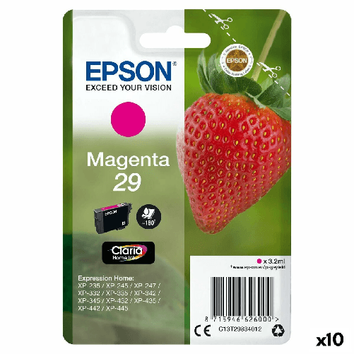 Epson Cartuccia ad Inchiostro Originale Epson XP 235 332 335 432 435 Magenta (10 Unità) Cartuccia ad Inchiostro Originale Epson XP 235 332 335 432 435