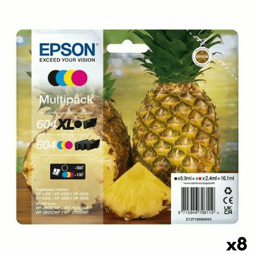 Epson Cartuccia ad Inchiostro Originale Epson XP-2200 Nero/Ciano/Magenta/Giallo (8 Unità)