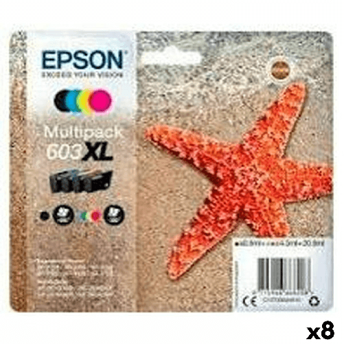 Epson Cartuccia ad Inchiostro Originale Epson Nero/Ciano/Magenta/Giallo (8 Unità) (1 Unità)