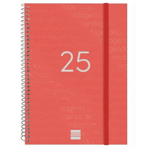 Finocam Agenda Finocam YEAR Rosso A5 15,5 x 21,2 cm 2025