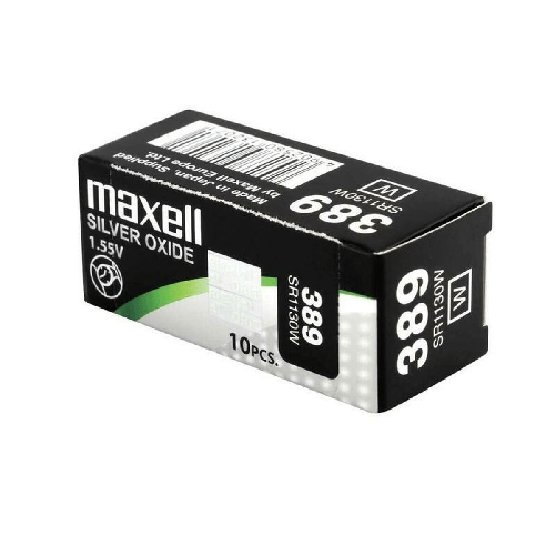 Maxell 18289100 batteria per uso domestico Batteria monouso SR1130W Ossido d'argento (S) Maxell Batterie a Bottone Maxell SR1130W 389 1,55 V Batterie
