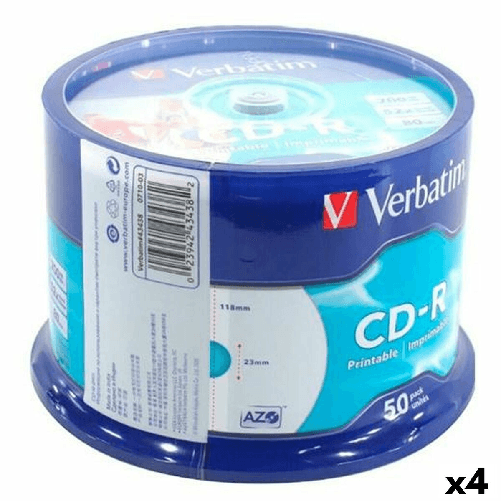 Verbatim CD-R Verbatim 700 MB 52x (4 Unità)