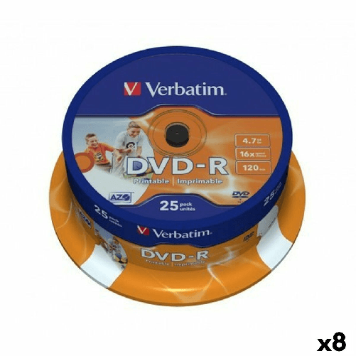 Verbatim DVD-R Verbatim 4,7 GB 16x (8 Unità)
