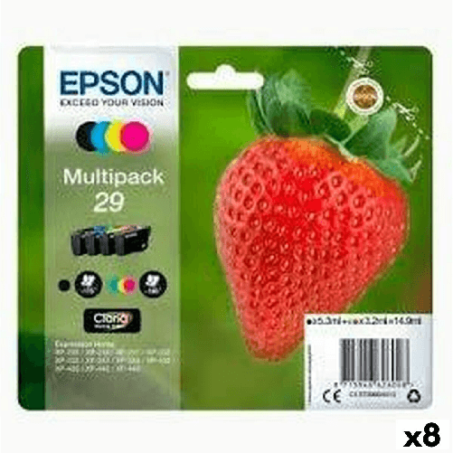 Epson Cartuccia ad Inchiostro Originale Epson XP 235 332 335 432 435 Nero/Ciano/Magenta/Giallo 4 Pezzi