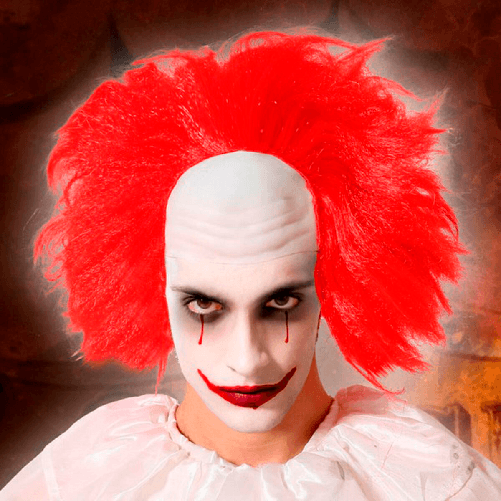 BigBuy Carnival Parrucca Halloween Arancio