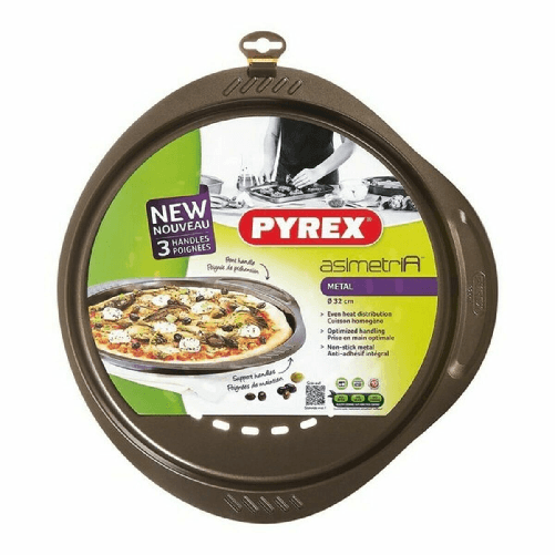 Pyrex Stampo per Pizza Pyrex Marrone Nero Metallo