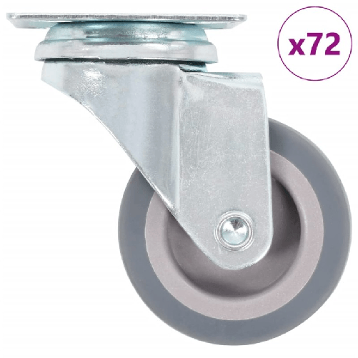 VidaXL Ruote Girevoli 72 pz 50 mm