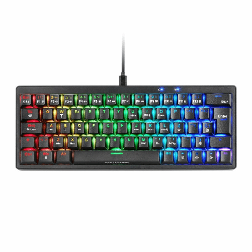 Mars Gaming Tastiera per Giochi Mars Gaming MKMINIPROBES Nero Qwerty US