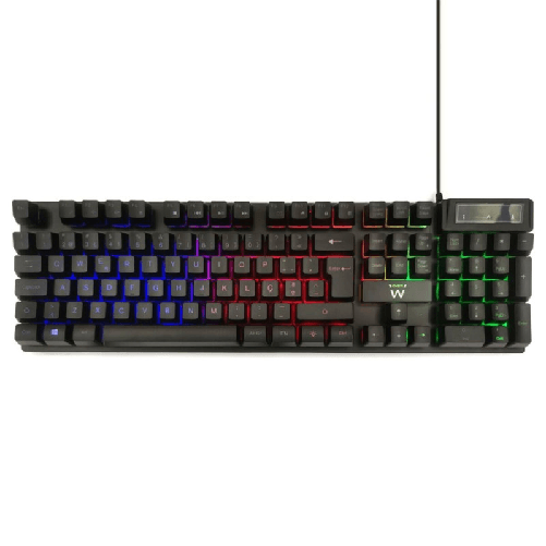 Ewent PL3319 tastiera Gaming USB QWERTY Portoghese Nero Ewent Tastiera Ewent PL3319 Nero Qwerty in Spagnolo