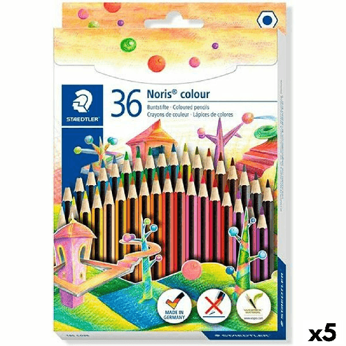 Staedtler Matite colorate Staedtler Noris Colour Wopex Set Multicolore (5 Unità)
