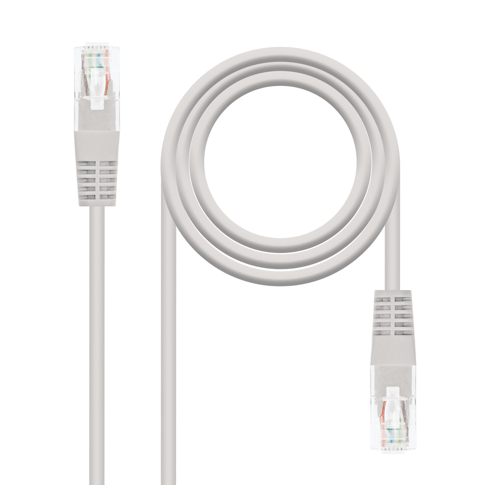 Nanocable 10.20.0102 cavo di rete Grigio 2 m Cat5e U/UTP (UTP)