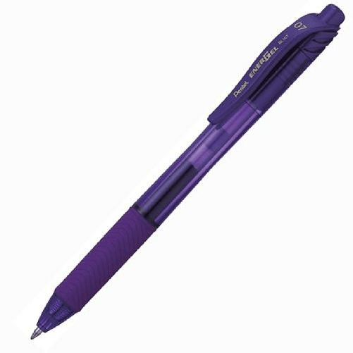 Pentel Penna Pentel EnerGel Violetta 0,7 mm (12 Pezzi)