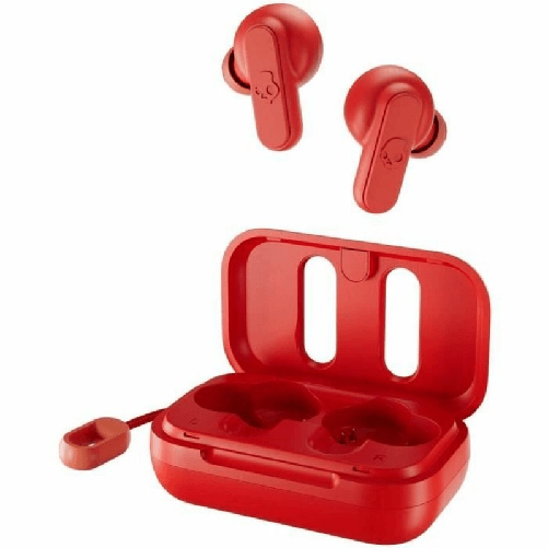 Skullcandy Auricolari Wireless con Custodia di Ricarica Skullcandy DIME S2DMW-P752 Rosso