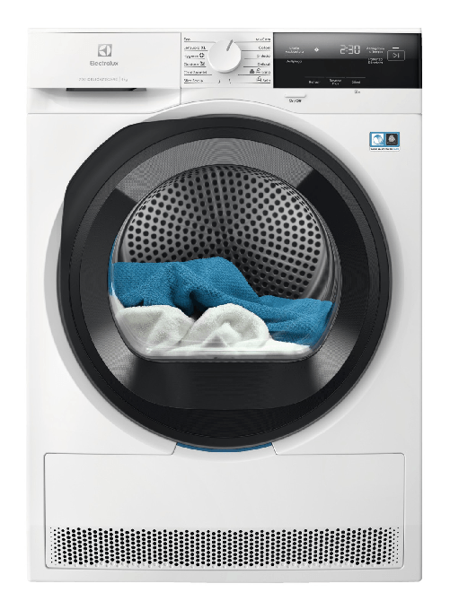 Electrolux ew7h392g asciugatrice 9kg pompa di calore a++ carica frontale bianca