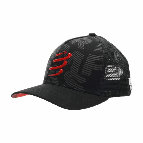 Compressport Berretto Unisex Compressport Trucker Nero