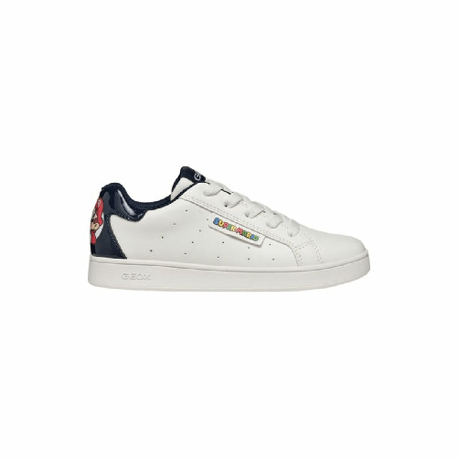 Scarpe da Tennis Casual Geox Eclyper Bianco Blu Marino