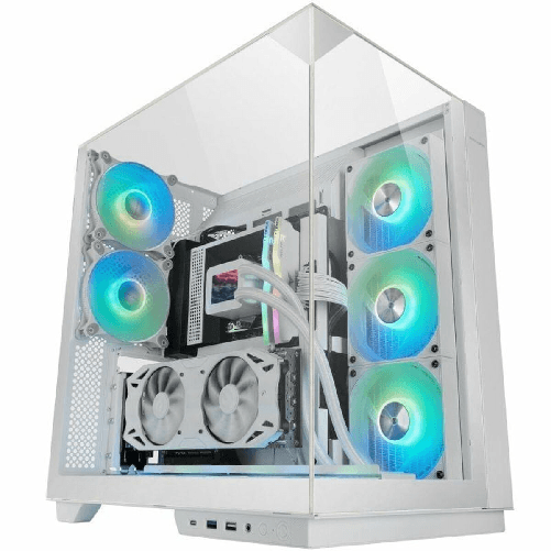 Mars Gaming Case computer desktop ATX Mars Gaming MC3GFW Bianco