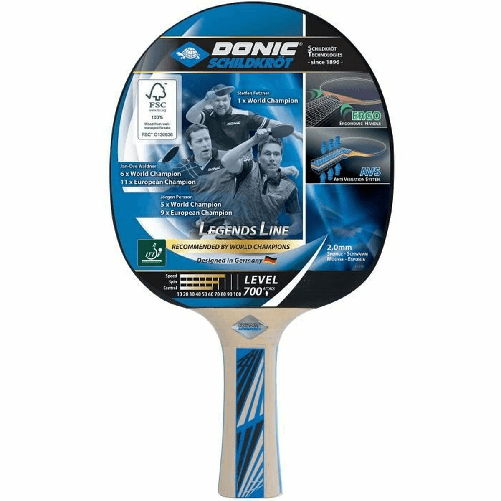 Schildkröt Donic Schildkröt Legends 700 tavolo da ping pong Blu, Legno Schildkröt Racchetta da ping pong Schildkröt Legends 700