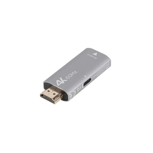 Lanberg AD-HD-DP-01 cavo e adattatore video 0 m HDMI tipo A (Standard) DisplayPort Argento Lanberg Adattatore DisplayPort con HDMI Lanberg AD-HD-DP-01