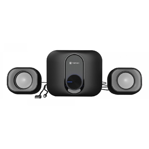 NATEC NGL-2111 set audio da casa Mini impianto audio domestico 3 W Nero Natec Mini impianto Stereo Natec NGL-2111