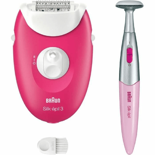 Braun Silk-épil 3 3-202 20 pinzette Bacca Braun Epilatore Elettrico Braun 3-202 Fucsia