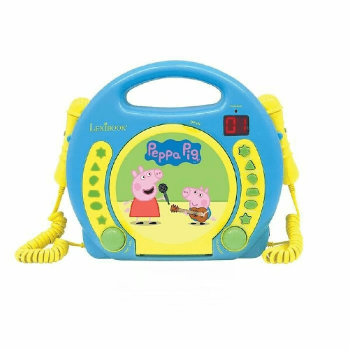 Lexibook Riproduttore Lexibook Peppa Pig CD Microfono Karaoke x 2