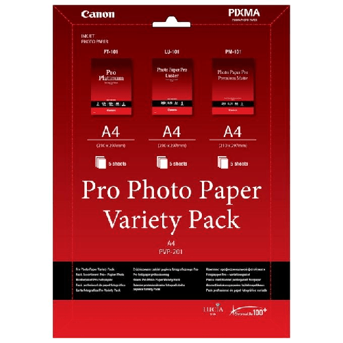 Canon Confezione multipla di carta fotografica Pro PVP-201 A4 - 15 fogli