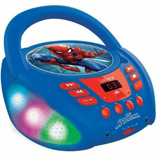 Lexibook Riproduttore Lexibook Spider-Man Luce LED CD Per bambini Bluetooth Bluetooth 5.0