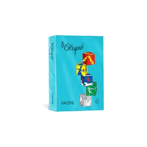 Cartotecnica Favini Risma Le Cirque 80g Azzurro A4 Favini A717504 carta inkjet