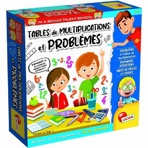 Lisciani Giochi Gioco Educativo Lisciani Giochi Multiplications et problèmes