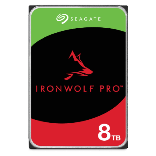 Seagate IronWolf Pro ST8000NT001 disco rigido interno 8 TB 7200 Giri/min 256 MB 3.5" Serial ATA III Seagate Hard Disk Seagate 3,5" 8 TB