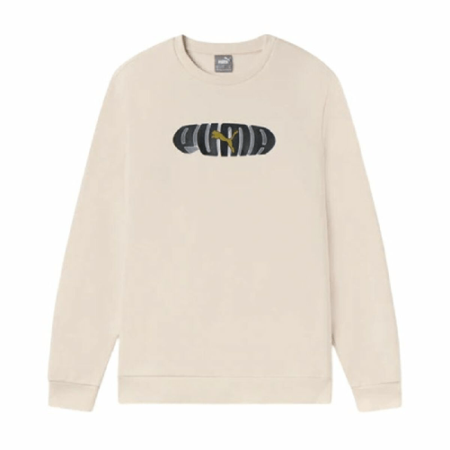 Felpa senza Cappuccio Uomo Puma Essentials+ Graphic Crew Fl Hombre