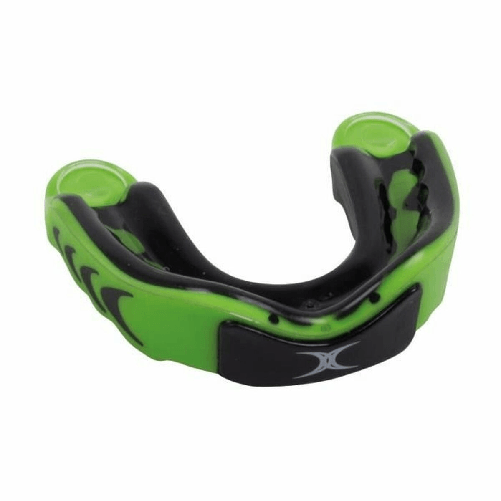 Gilbert 85517105 paradenti sportivo Paragengive singolo Tecnologia "Boil and Bite" Gilbert Paradenti Gilbert Virtuo 3DY Nero/Verde