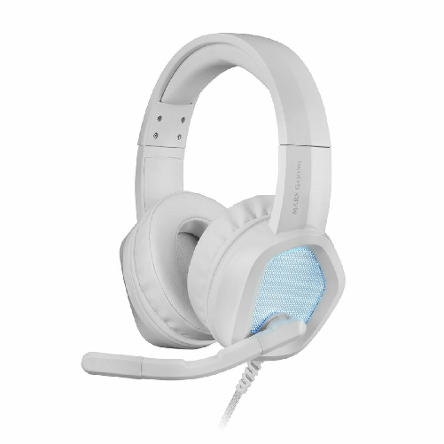 Mars Gaming Auricolare con Microfono Gaming Mars Gaming MH320W LED RGB Stereo Grigio