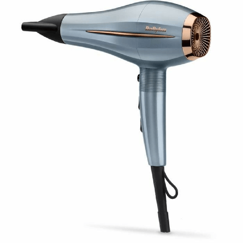 BaByliss Denim Luxe asciuga capelli 2200 W Blu, Rame Babyliss Phon Babyliss D251PE