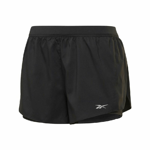 Reebok Pantaloncini Sportivi da Donna Reebok Running Essentials 2 in 1 Nero Donna